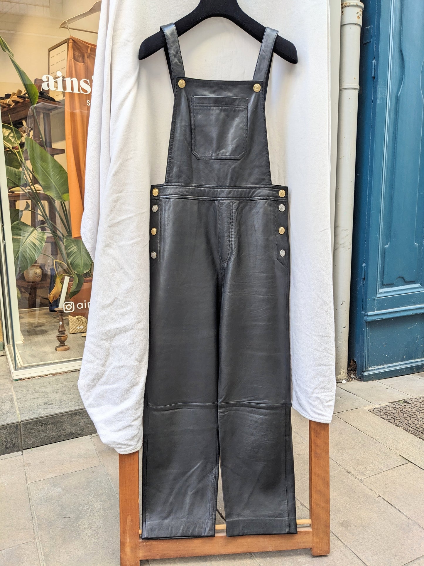 Salopette en cuir Claudie Pierlot