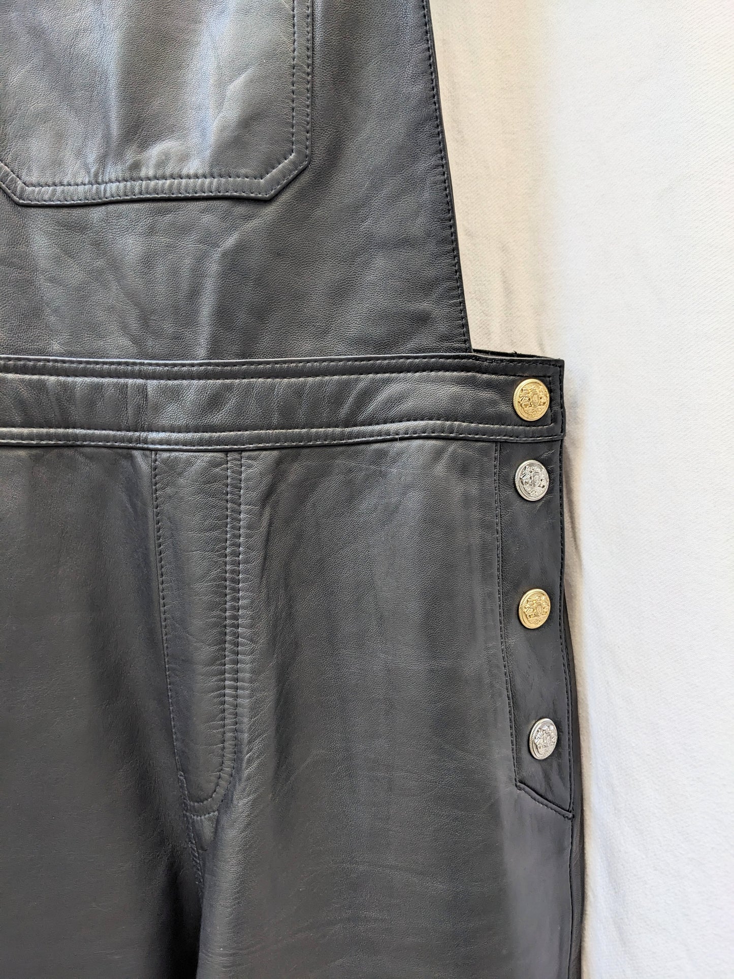 Salopette en cuir Claudie Pierlot