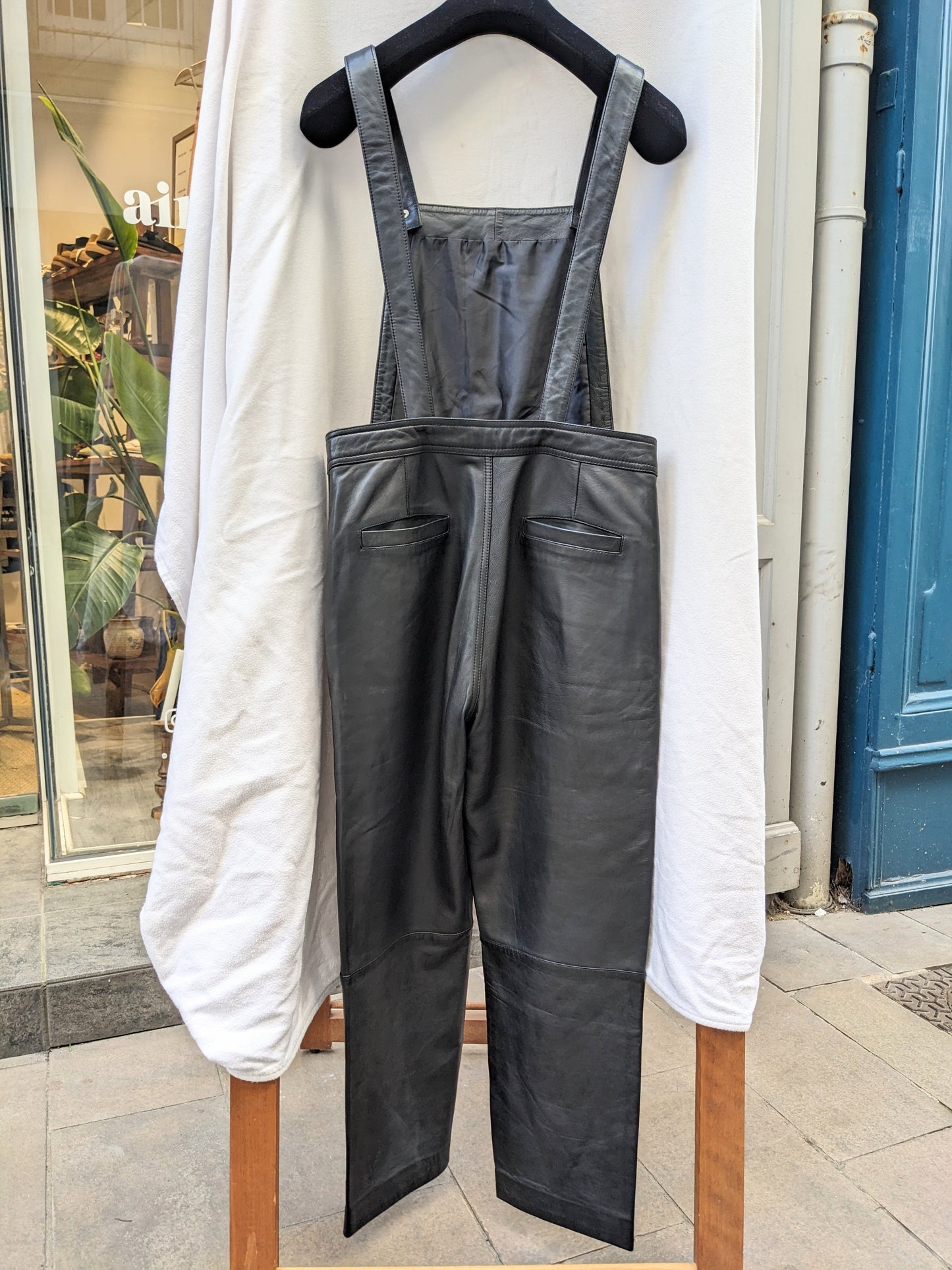 Salopette en cuir Claudie Pierlot