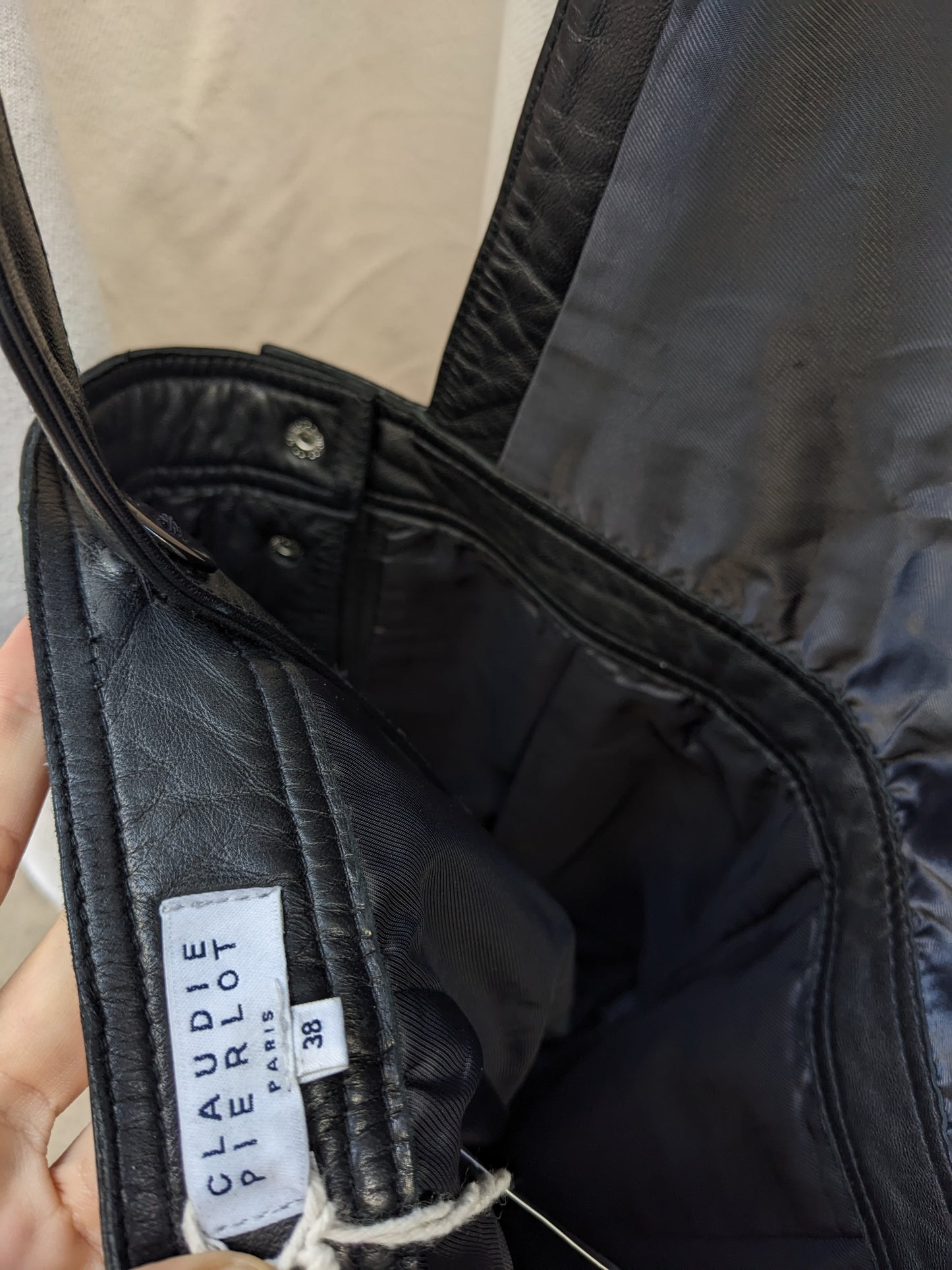 Salopette en cuir Claudie Pierlot