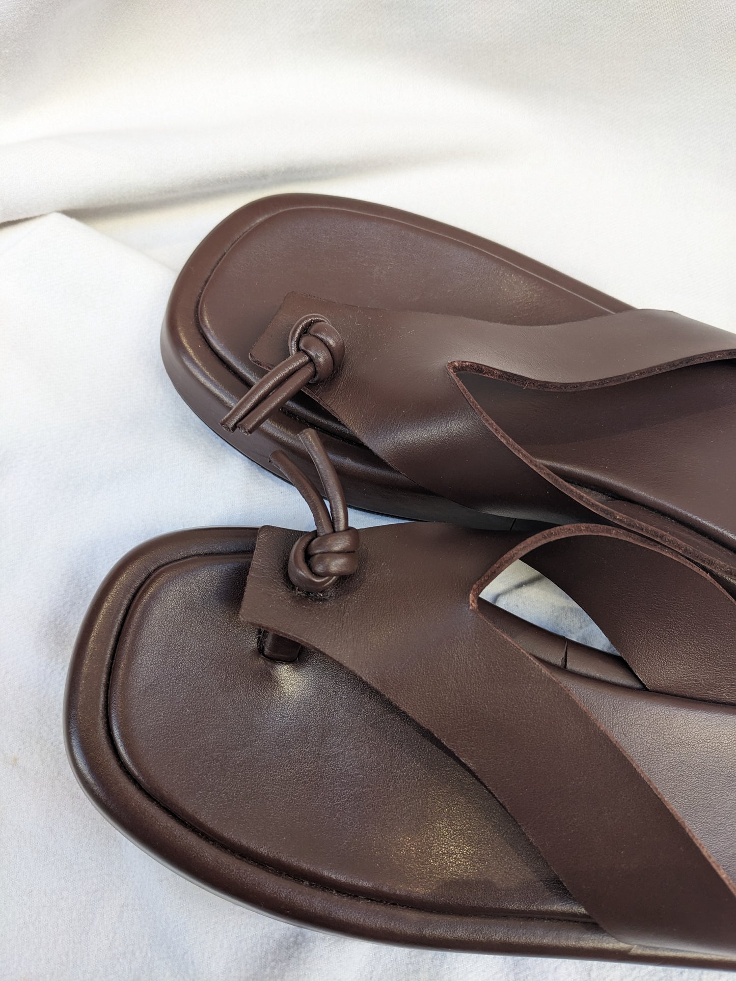 Tongs en cuir Erika Cavallni