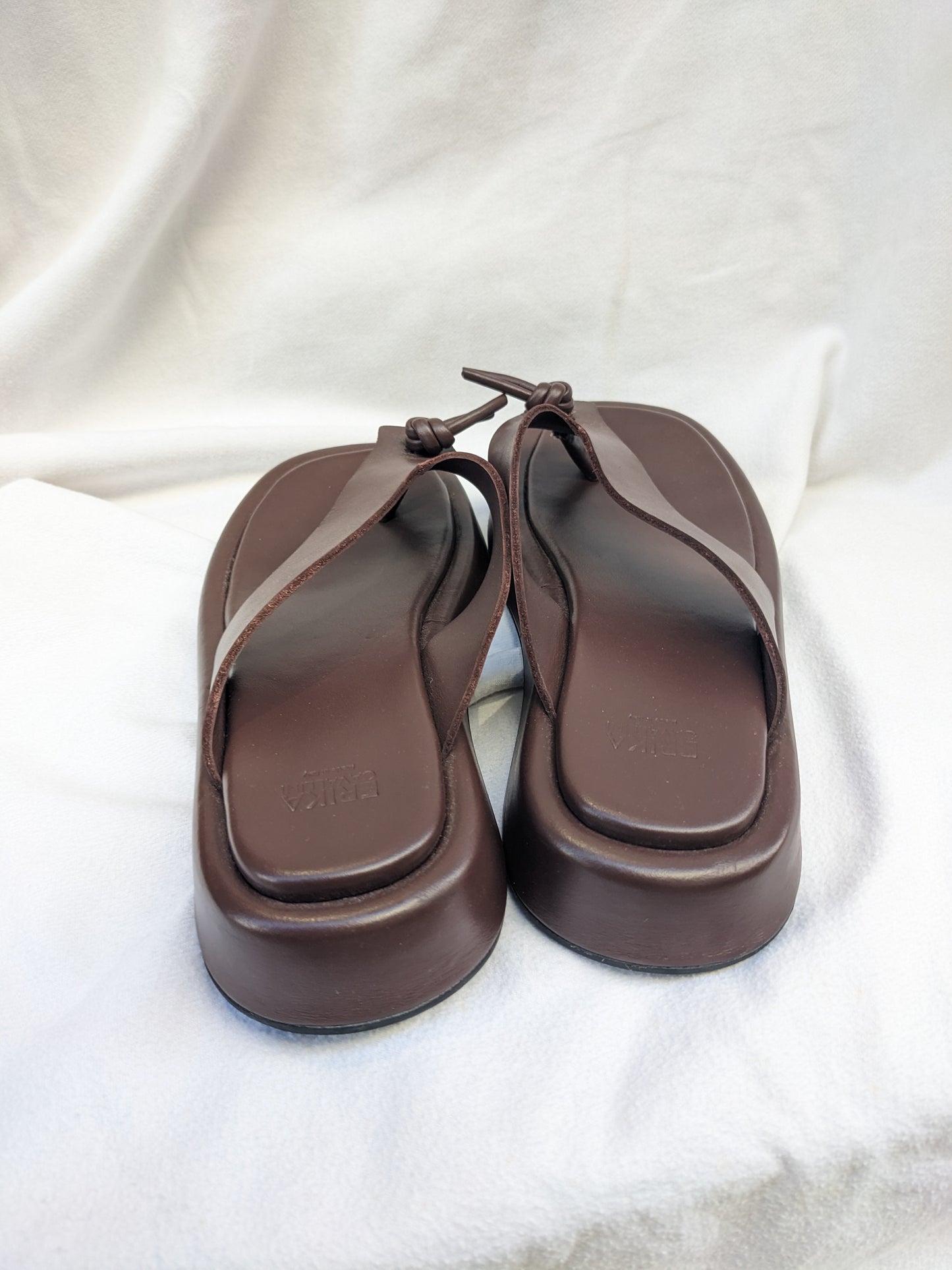 Tongs en cuir Erika Cavallni