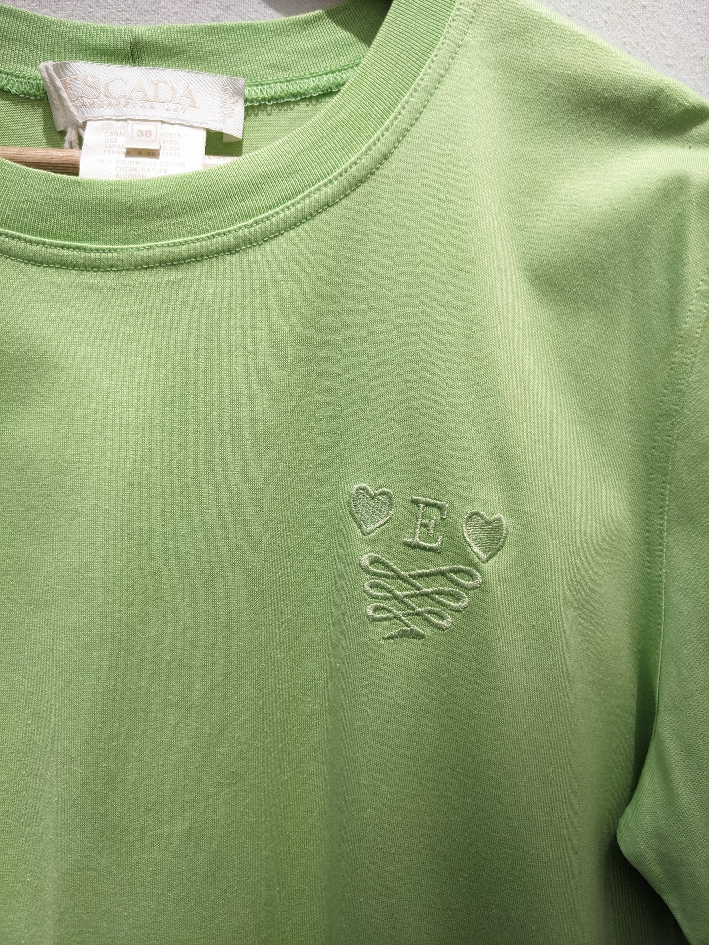 Tshirt vert Escada