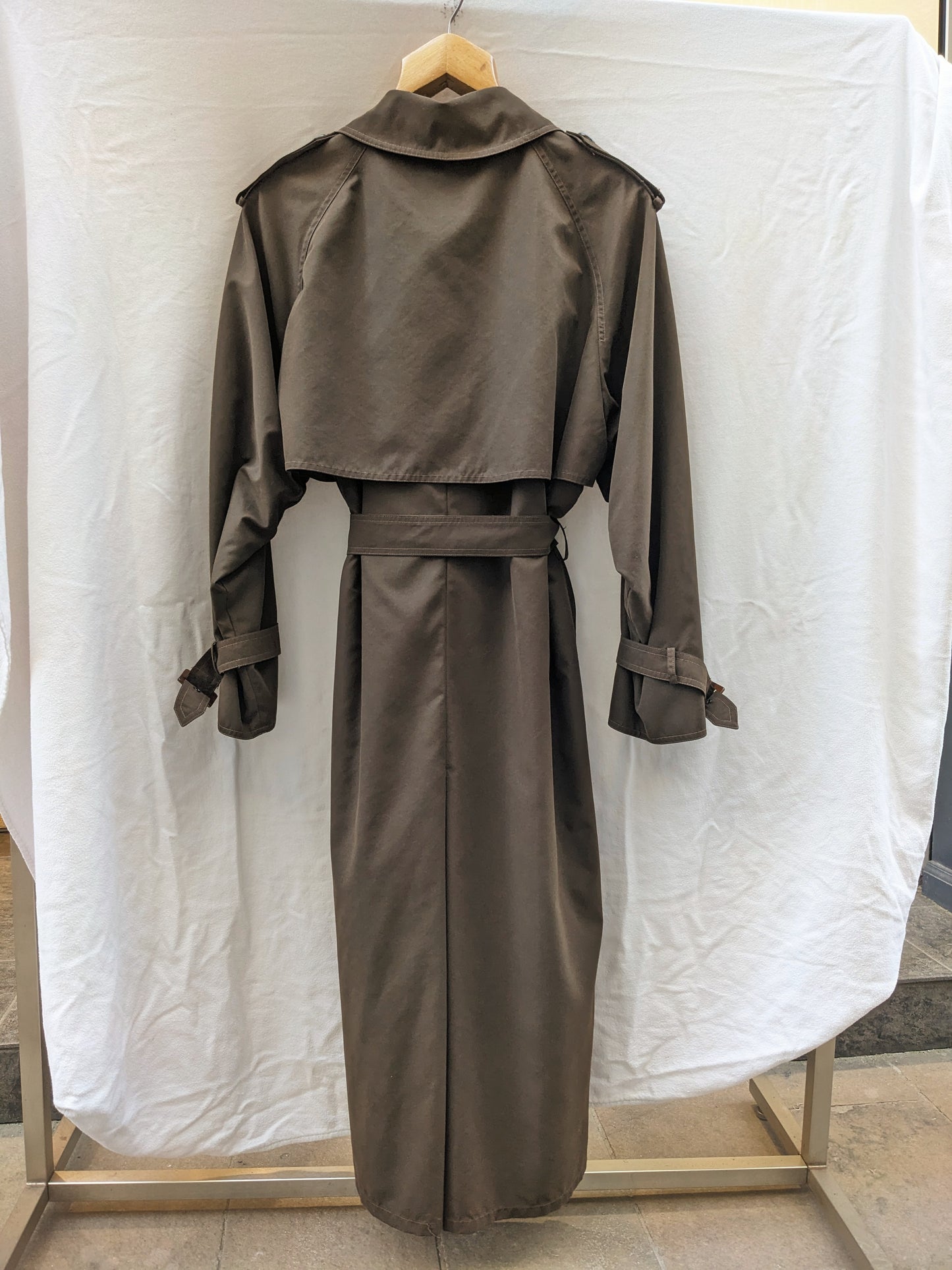 Trench long marron Max Mara