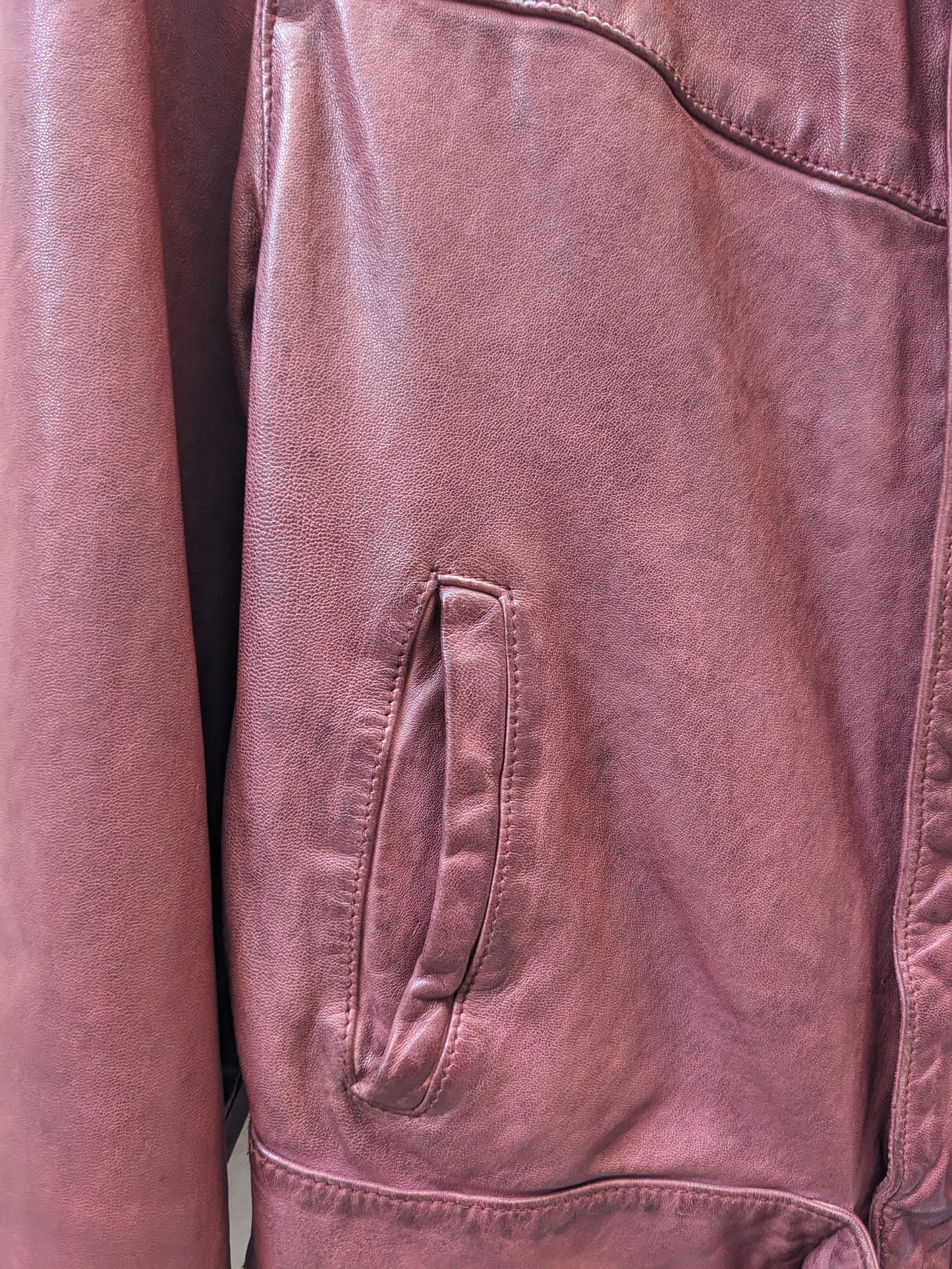 Veste en cuir Cotélac