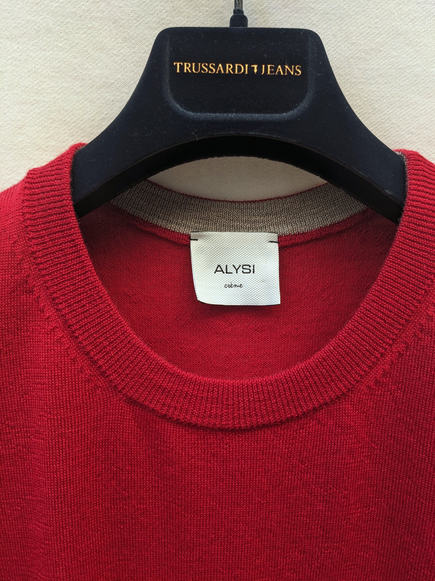 Pull rouge Alysi
